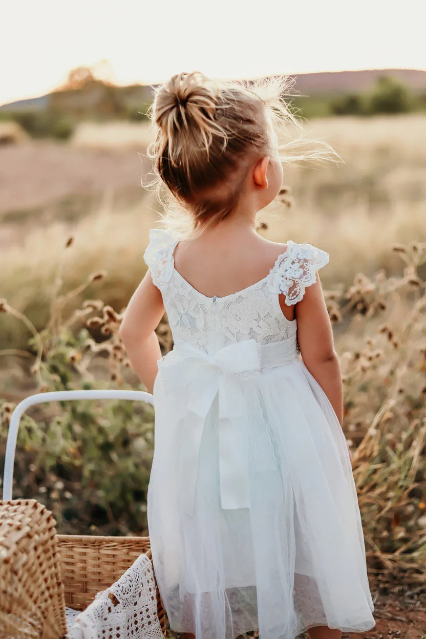 Enchanted Angel Baby Ivory Tutu Dress