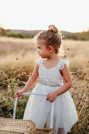 Enchanted Angel Baby Ivory Tutu Dress