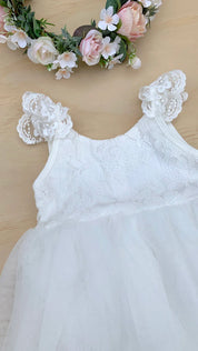 Enchanted Angel Baby Ivory Tutu Dress