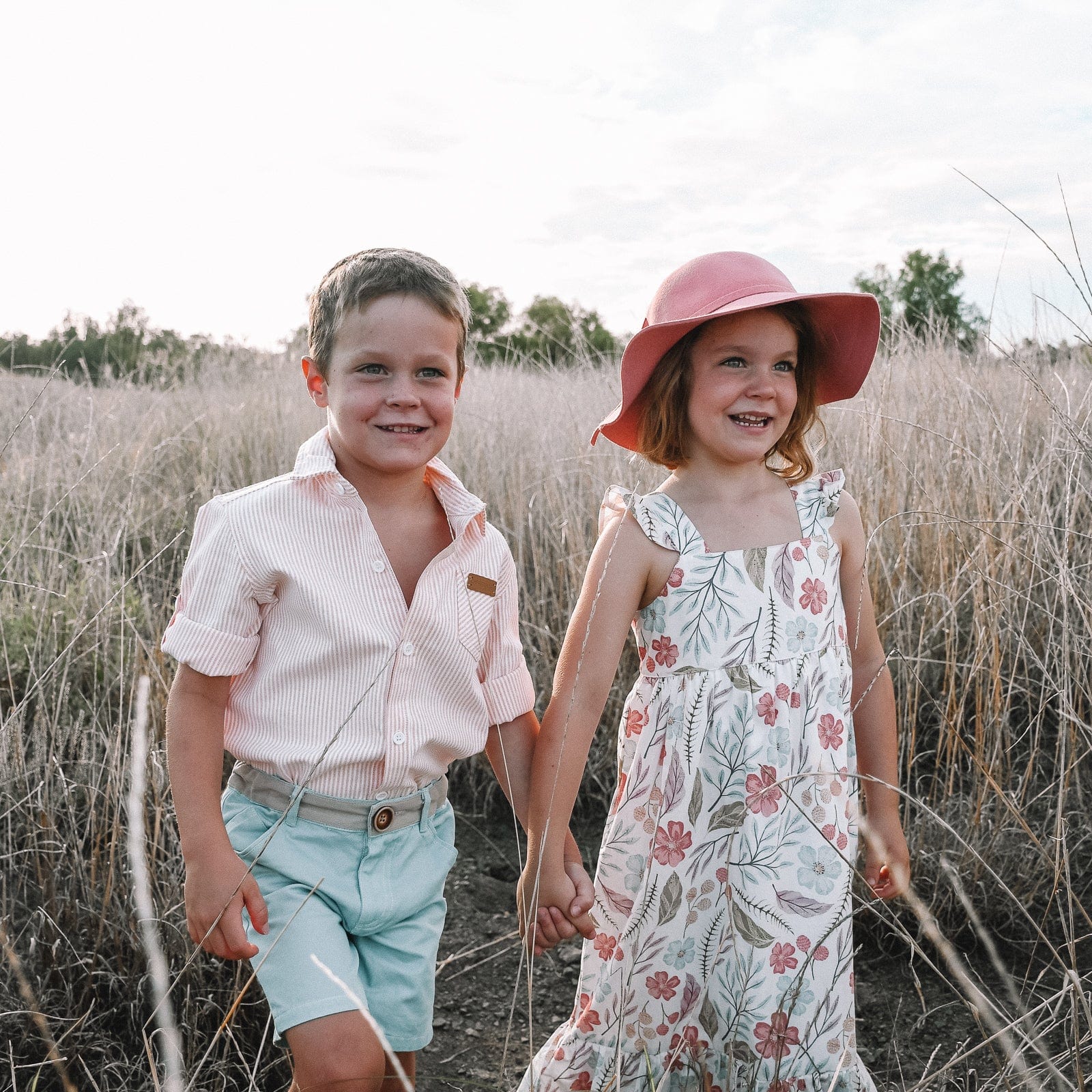 Girls Maxi Dress — Fairy Floss Floral