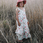 Girls Maxi Dress — Fairy Floss Floral