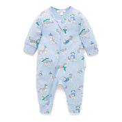Footless Zip Grow Suit