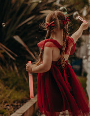 Scarlett Tutu Dress — Cherry Red