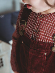 Charlie Unisex Cord Dungaree