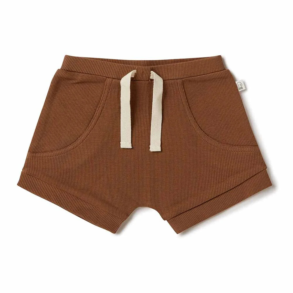 Organic Shorts — Chocolate