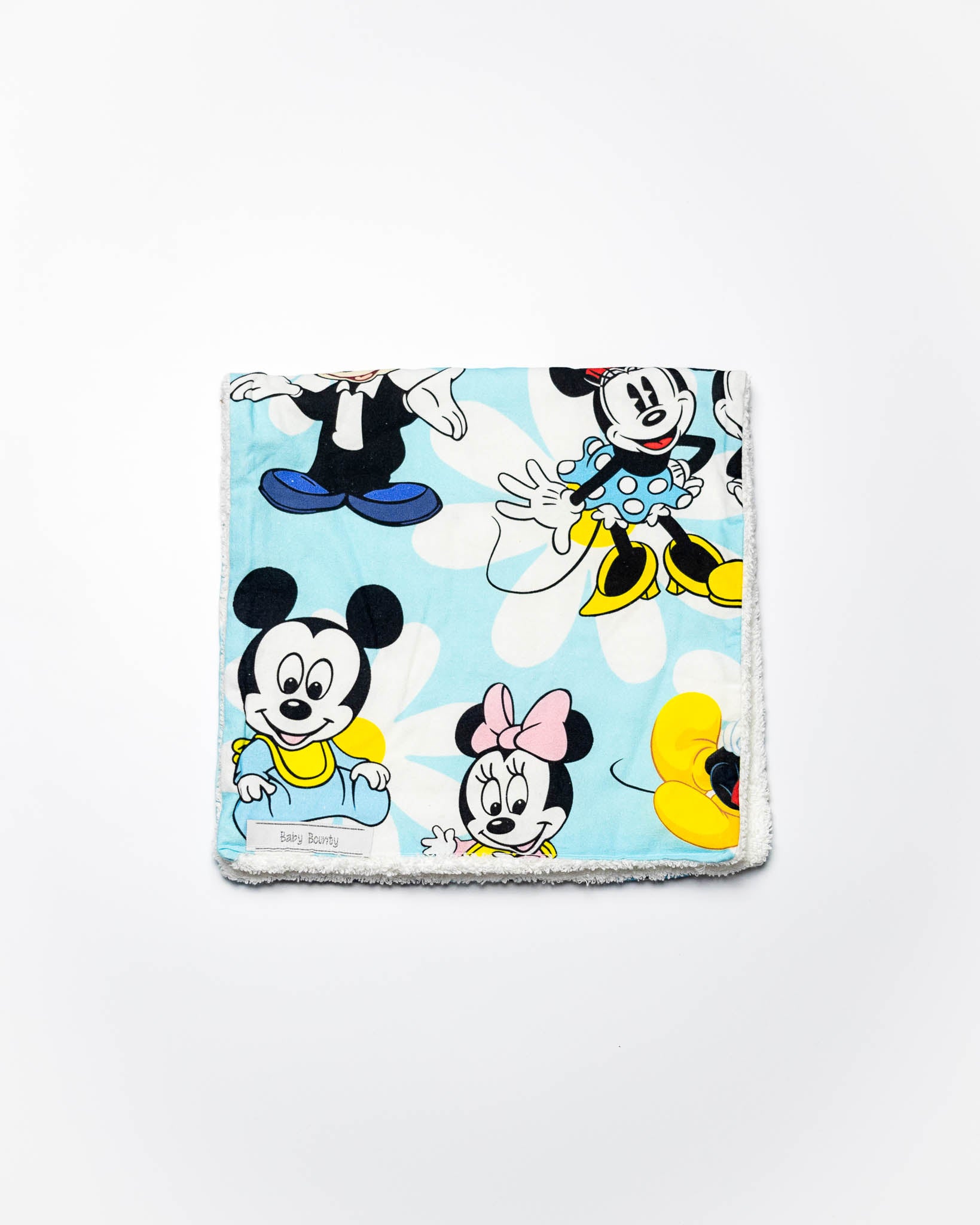 Handmade Burp Cloth — Minnie Mouse