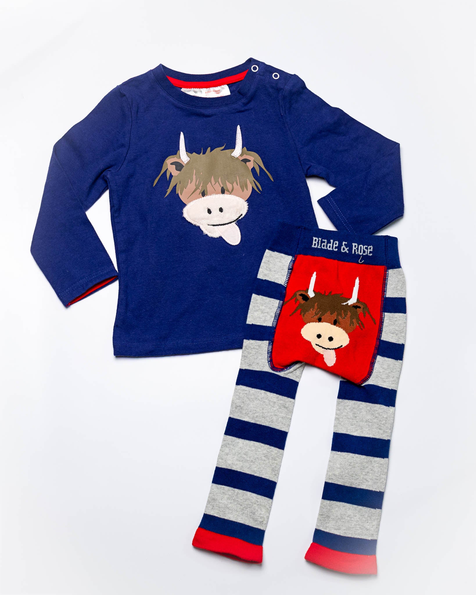 Hamish Highland Cow Top and Leggings