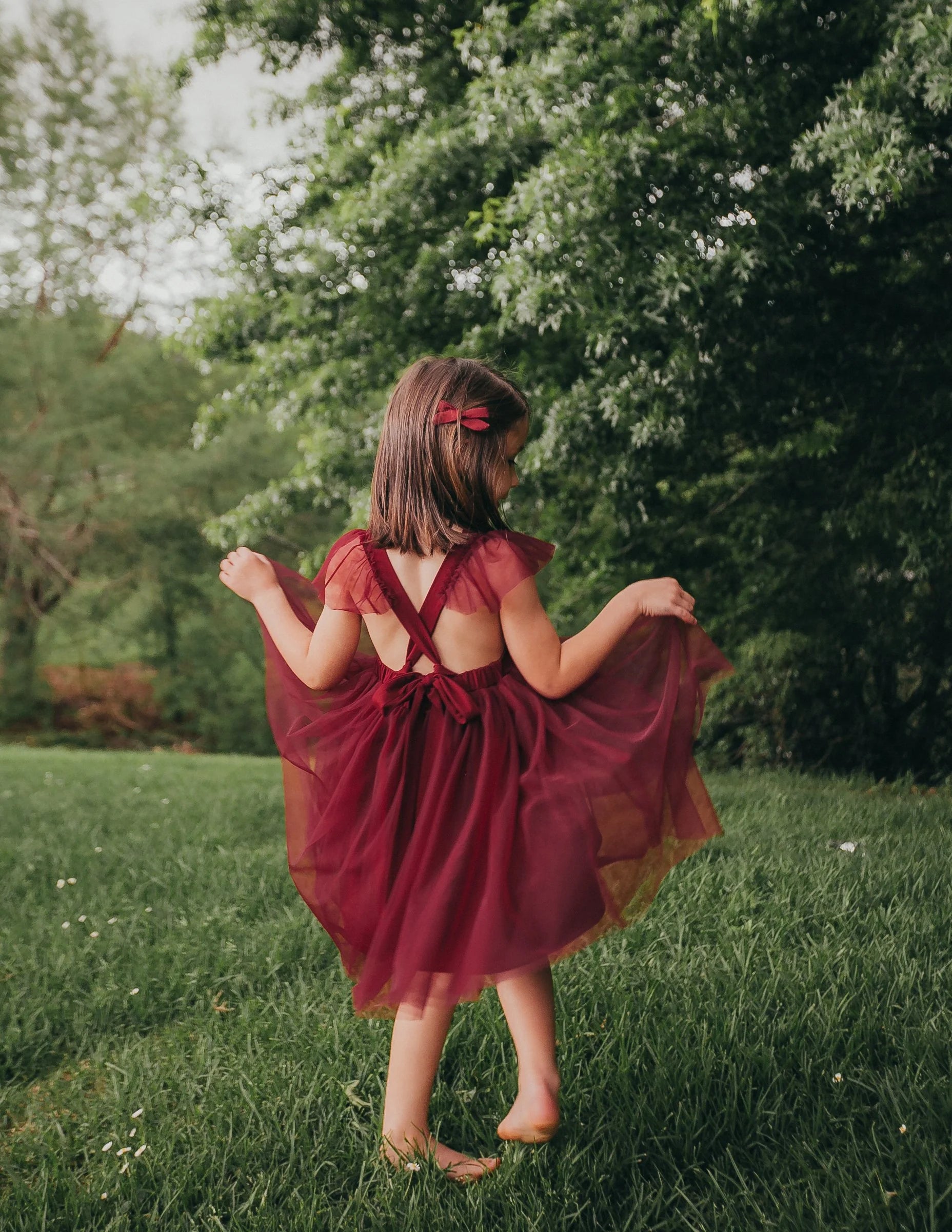 Scarlett Tutu Dress — Cherry Red